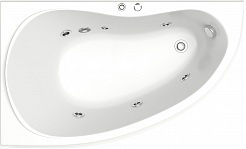 Bas Акриловая ванна Алегра 150x90 L с гидромассажем – фотография-1